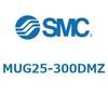 MUG25-300DMZ プレートシリンダ/複動：片ロッド MUシリーズ MUG25 SMC 52795183