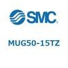 MUG50-15TZ プレートシリンダ/単動：押出し、引込み MUシリーズ MUG50 SMC 52796136