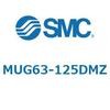 MUG63-125DMZ プレートシリンダ/複動：片ロッド MUシリーズ MUG63 SMC 52796513