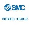 MUG63-160DZ プレートシリンダ/複動：片ロッド MUシリーズ MUG63 SMC 52796574