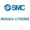 MUG63-175DMZ プレートシリンダ/複動：片ロッド MUシリーズ MUG63 SMC 52796583