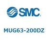 MUG63-200DZ プレートシリンダ/複動：片ロッド MUシリーズ MUG63 SMC 52796599