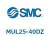 MUL25-40DZ プレートシリンダ/複動：片ロッド MUシリーズ MUL25 SMC 52797003