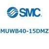 MUWB40-15DMZ プレートシリンダ/複動：両ロッド MUWシリーズ MUWB40 SMC 52798805