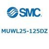 MUWL25-125DZ プレートシリンダ/複動：両ロッド MUWシリーズ MUWL25 SMC 52800984