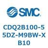 CDQ2B100-55DZ-M9BW-XB10 薄形シリンダ CDQ2B100-55 SMC 52826541