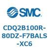 CDQ2B100R-80DZ-F7BALS-XC6 薄形シリンダ CDQ2B100R SMC 52829463