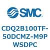 CDQ2B100TF-50DCMZ-M9PWSDPC 薄形シリンダ CDQ2B100TF SMC 52829576