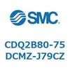 CDQ2B80-75DCMZ-J79CZ 薄形シリンダ CDQ2B80-75 SMC 52881254