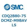 CDQ2B80-75DCMZ-M9BAVLS 薄形シリンダ CDQ2B80-75 SMC 52881315