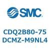 CDQ2B80-75DCMZ-M9NL4 薄形シリンダ CDQ2B80-75 SMC 52881385