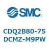 CDQ2B80-75DCMZ-M9PW 薄形シリンダ CDQ2B80-75 SMC 52881412