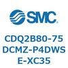 CDQ2B80-75DCMZ-P4DWSE-XC35 薄形シリンダ CDQ2B80-75 SMC 52881464