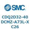 CDQ2D32-40DCMZ-A73L-XC26 薄形シリンダ CDQ2D32-4 SMC 52918503