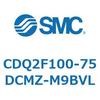 CDQ2F100-75DCMZ-M9BVL 薄形シリンダ CDQ2F100-7 SMC 52983892