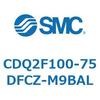 CDQ2F100-75DFCZ-M9BAL 薄形シリンダ CDQ2F100-7 SMC 52984075