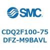 CDQ2F100-75DFZ-M9BAVL 薄形シリンダ CDQ2F100-7 SMC 52984163