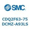 CDQ2F63-75DCMZ-A93LS 薄形シリンダ CDQ2F63-7 SMC 53024194