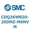CDQ2KWB20-20DMZ-M9NVM 薄形シリンダ CDQ2KWB20 SMC 53092374