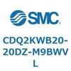 CDQ2KWB20-20DZ-M9BWVL 薄形シリンダ CDQ2KWB20 SMC 53092417