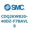 CDQ2KWB20-40DZ-F7BAVLS 薄形シリンダ CDQ2KWB20 SMC 53092584
