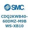 CDQ2KWB40-60DMZ-M9BWS-XB10 薄形シリンダ CDQ2KWB40 SMC 53094727