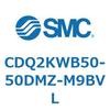 CDQ2KWB50-50DMZ-M9BVL 薄形シリンダ CDQ2KWB50 SMC 53095043