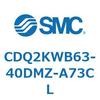 CDQ2KWB63-40DMZ-A73CL 薄形シリンダ CDQ2KWB63 SMC 53095384