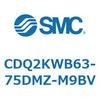CDQ2KWB63-75DMZ-M9BV 薄形シリンダ CDQ2KWB63 SMC 53095481