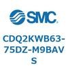CDQ2KWB63-75DZ-M9BAVS 薄形シリンダ CDQ2KWB63 SMC 53095533