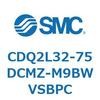 CDQ2L32-75DCMZ-M9BWVSBPC 薄形シリンダ CDQ2L32-7 SMC 53115851