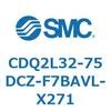 CDQ2L32-75DCZ-F7BAVL-X271 薄形シリンダ CDQ2L32-7 SMC 53115946