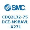 CDQ2L32-75DCZ-M9BAVL-X271 薄形シリンダ CDQ2L32-7 SMC 53115973