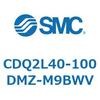 CDQ2L40-100DMZ-M9BWV 薄形シリンダ CDQ2L40-1 SMC 53117407