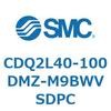 CDQ2L40-100DMZ-M9BWVSDPC 薄形シリンダ CDQ2L40-1 SMC 53117416