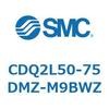 CDQ2L50-75DMZ-M9BWZ 薄形シリンダ CDQ2L50-7 SMC 53131705