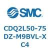 CDQ2L50-75DZ-M9BVL-XC4 薄形シリンダ CDQ2L50-7 SMC 53131881
