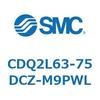 CDQ2L63-75DCZ-M9PWL 薄形シリンダ CDQ2L63-7 SMC 53137201