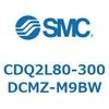 CDQ2L80-300DCMZ-M9BW 薄形シリンダ CDQ2L80-3 SMC 53139466