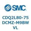 CDQ2L80-75DCMZ-M9BWVL 薄形シリンダ CDQ2L80-7 SMC 53140717