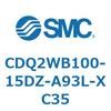 CDQ2WB100-15DZ-A93L-XC35 薄形シリンダ CDQ2WB100 SMC 53157386