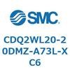 CDQ2WL20-20DMZ-A73L-XC6 薄形シリンダ CDQ2WL20 SMC 53187154