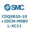 CDQSB20-10+2DCM-M9BVL-XC11 ���`�V�����_/�R���p�N�g�^�C�v CDQSB20-1 SMC 53245412