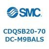 CDQSB20-70DC-M9BALS 薄形シリンダ/コンパクトタイプ CDQSB20-7 SMC 53257154