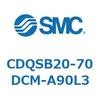 CDQSB20-70DCM-A90L3 薄形シリンダ/コンパクトタイプ CDQSB20-7 SMC 53257181