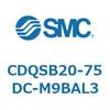 CDQSB20-75DC-M9BAL3 薄形シリンダ/コンパクトタイプ CDQSB20-7 SMC 53257294