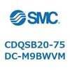 CDQSB20-75DC-M9BWVM 薄形シリンダ/コンパクトタイプ CDQSB20-7 SMC 53257416