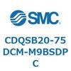 CDQSB20-75DCM-M9BSDPC 薄形シリンダ/コンパクトタイプ CDQSB20-7 SMC 53257547