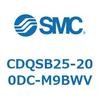 CDQSB25-200DC-M9BWV 薄形シリンダ/コンパクトタイプ CDQSB25-2 SMC 53262912