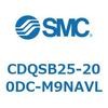 CDQSB25-200DC-M9NAVL 薄形シリンダ/コンパクトタイプ CDQSB25-2 SMC 53262937